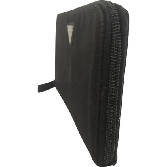 260173BO (L1) Prada Wallet Long Plate Black Nylon - Picture 3 of 10